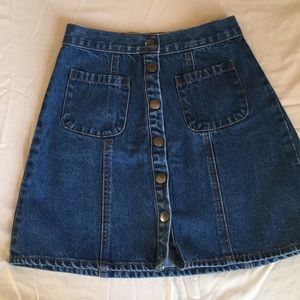 Denim skirt Size XS BDG - like new